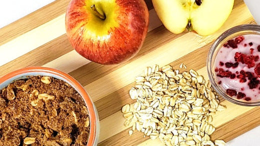 Apple Crumble with Super Berry Antioxidant Blend