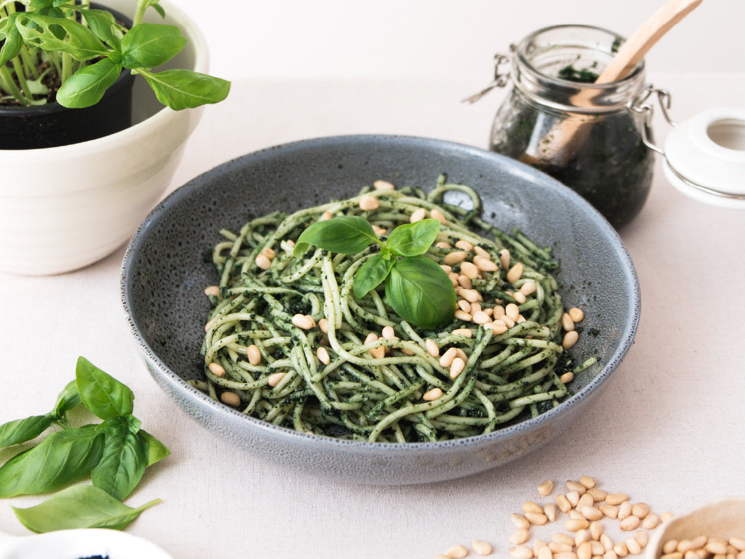 Vegetarian Spirulina Pesto
