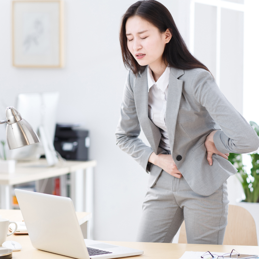 Why does stress cause stomach pain?