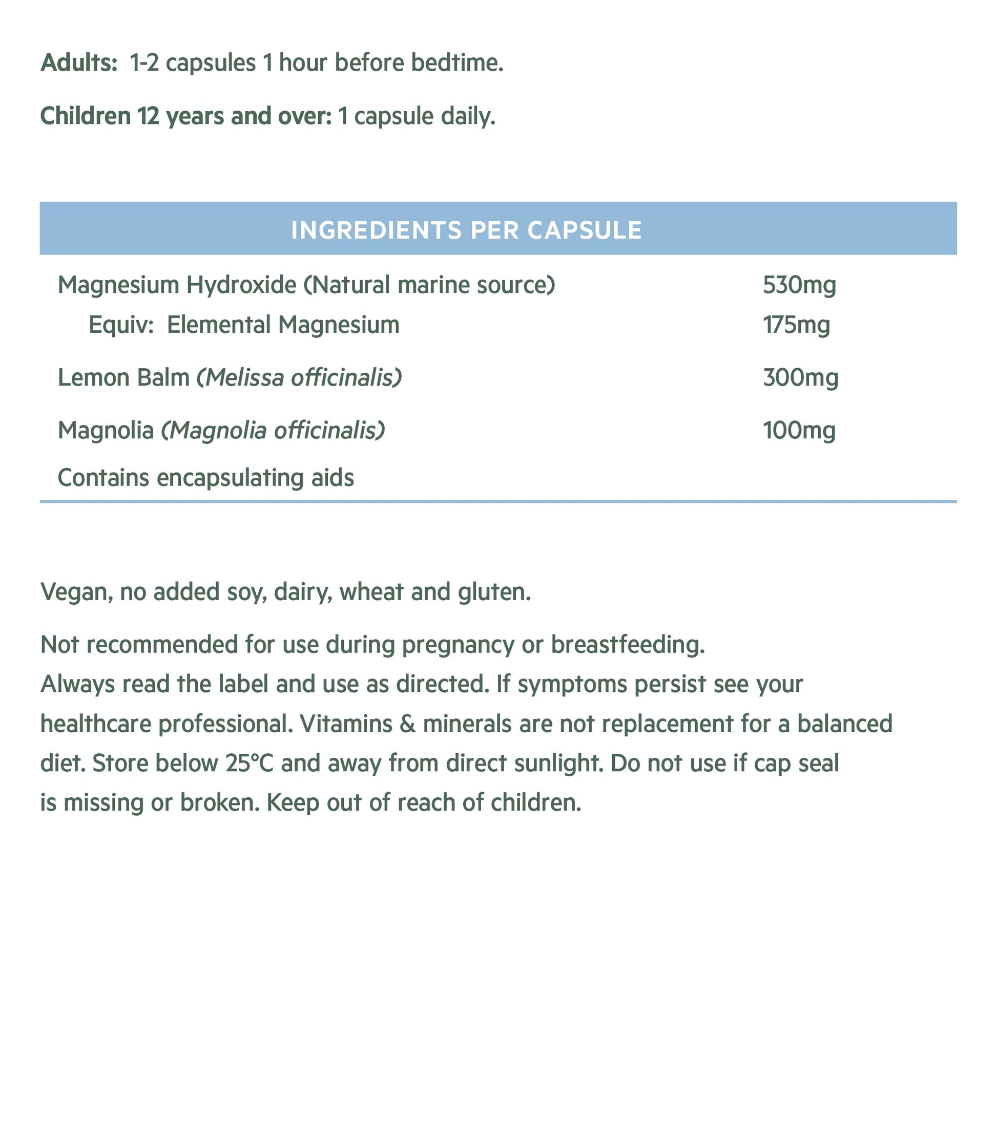 Magnesium Sleep Switch