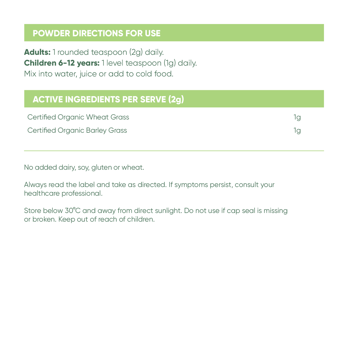 Super Alkalise Certified Organic